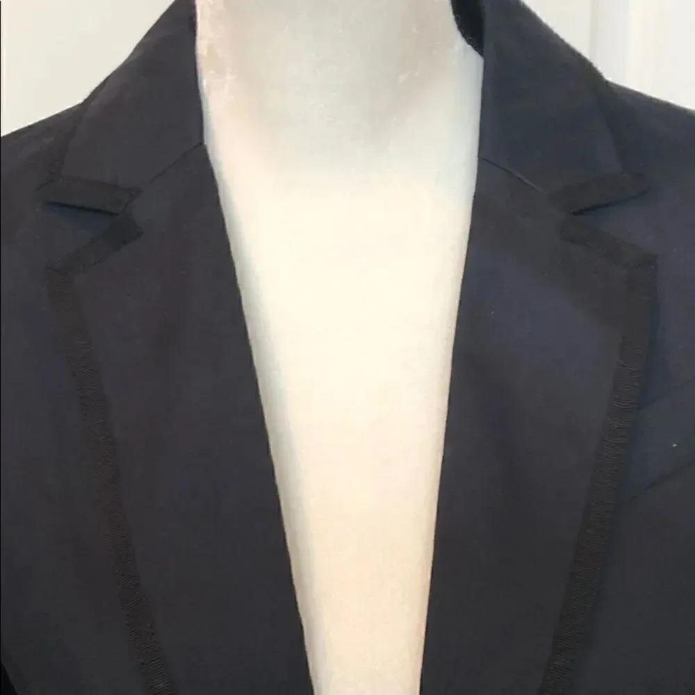 American Eagle navy blazer with black trim size M
